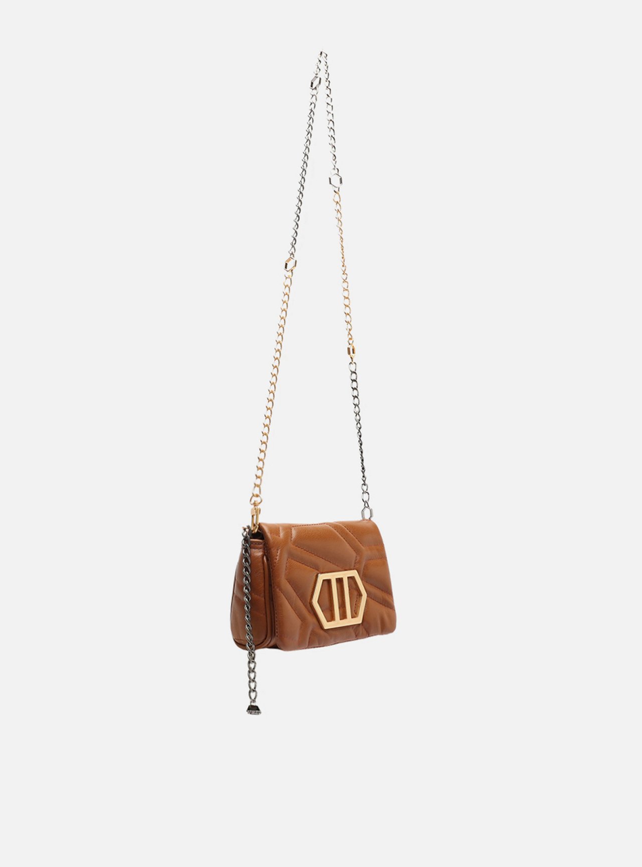 Bolsa Tiracolo Marrom Couro Emma Pequena — foto 5