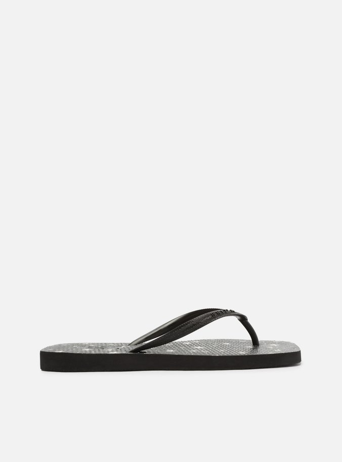 Chinelo de Dedo Jelly Preto Tira Preta Brizza