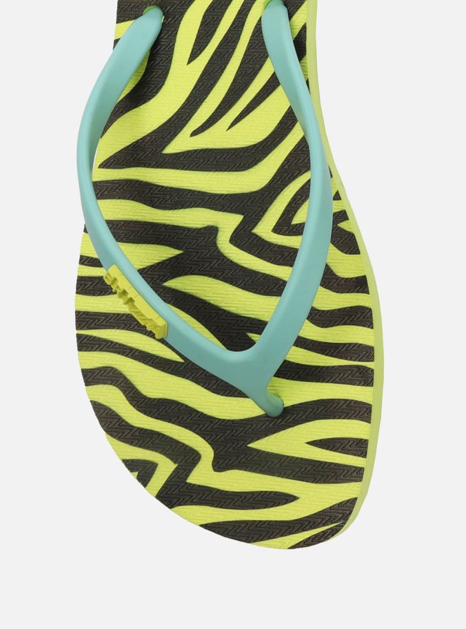 Chinelo de Dedo Multicolorido Estampa Brizza