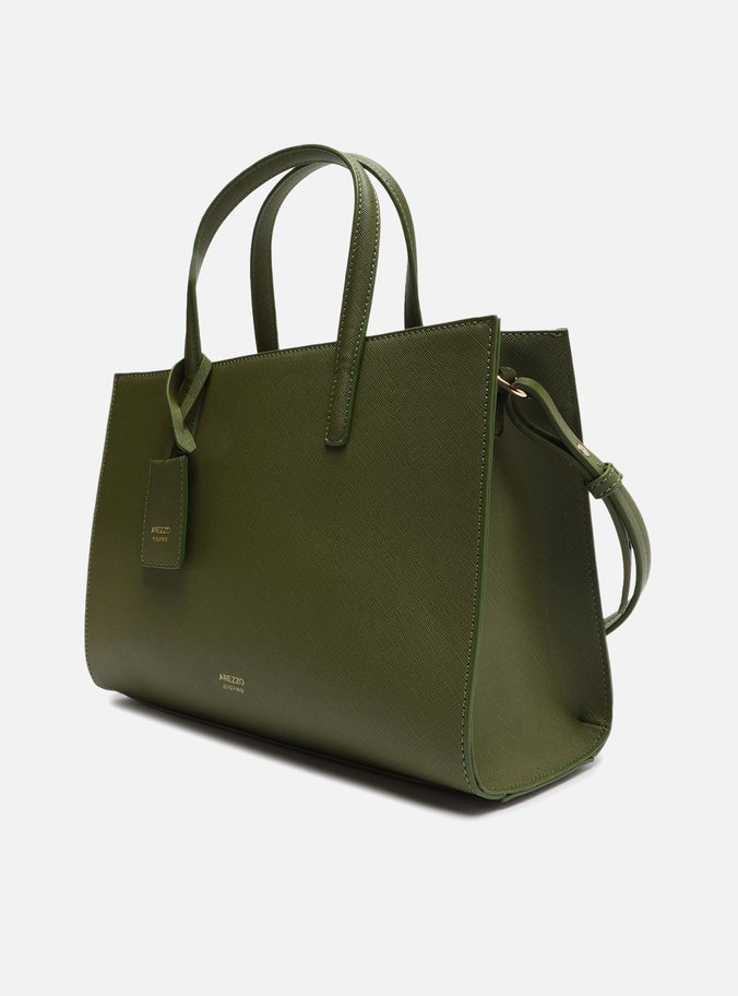 Bolsa Verde Musgo Tote Grande
