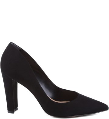 Scarpin Nobuck Preto