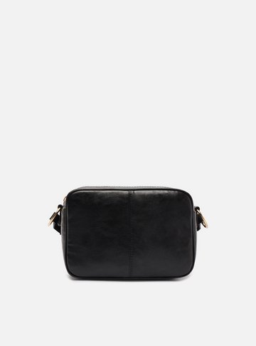 Arezzo — Bolsa Tiracolo Preta Média Ilhoses Argolas