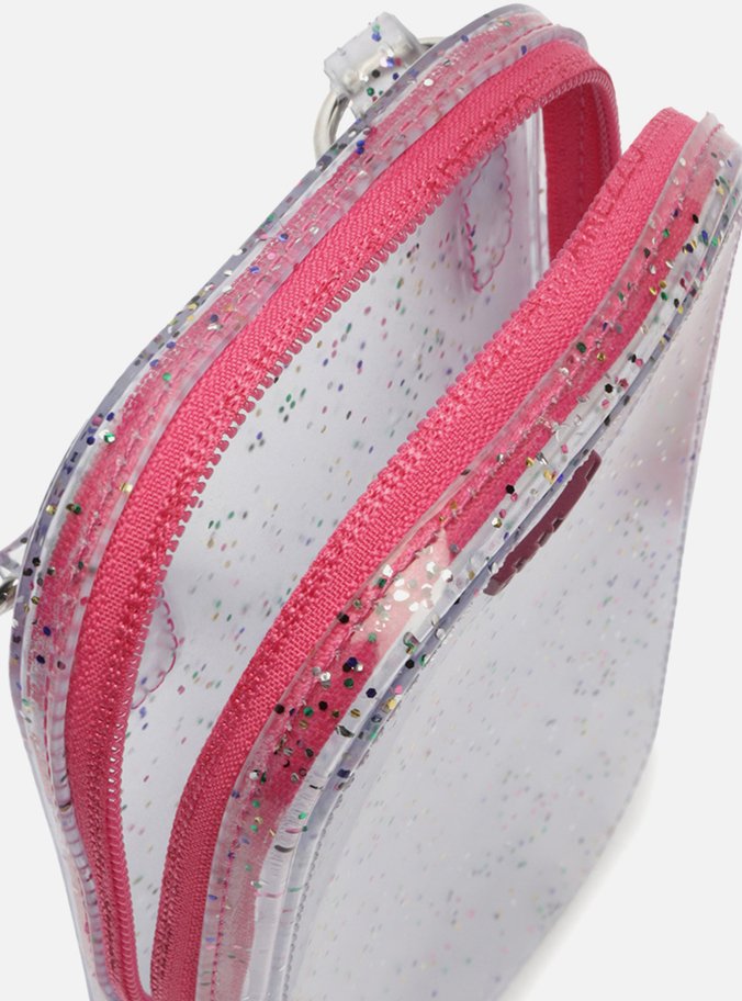 Mini Bolsa Transparente Glitter Duda Porta-Celular