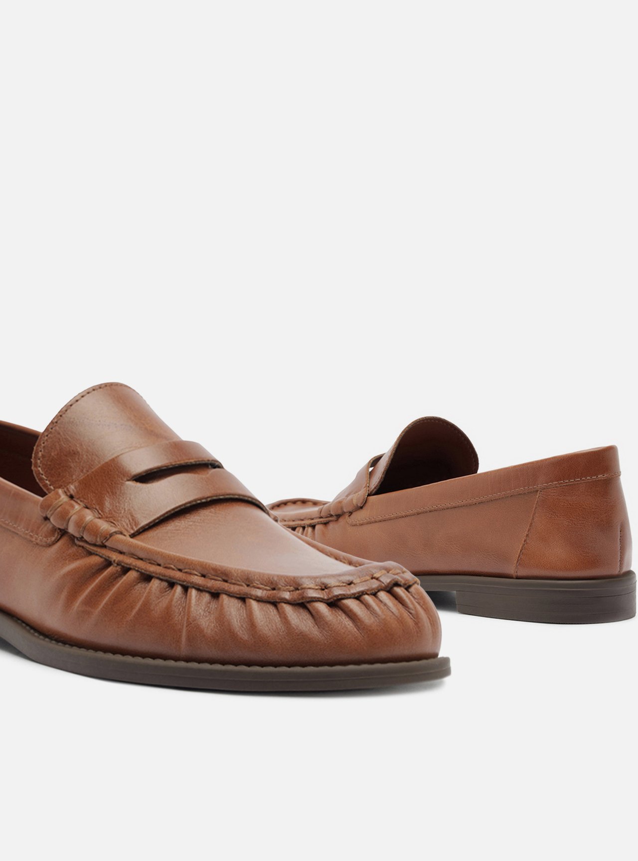 Mocassim Marrom Couro — foto 4