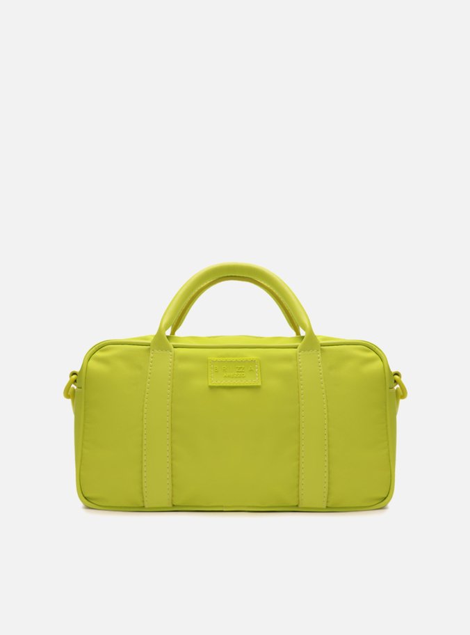 Bolsa Tiracolo Verde Lima Nylon Pequena Brizza