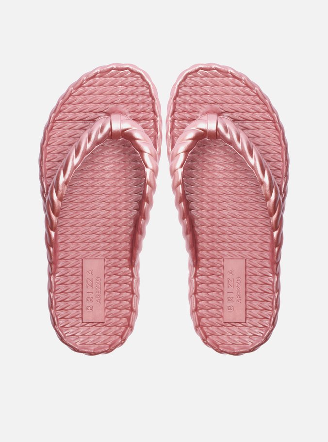 Sandália Rosa Flatform Marrocos Mid