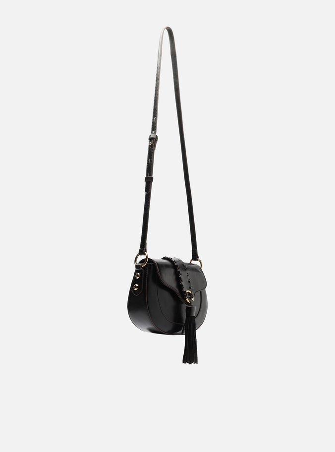 Bolsa Tiracolo Preta Média Barbicacho