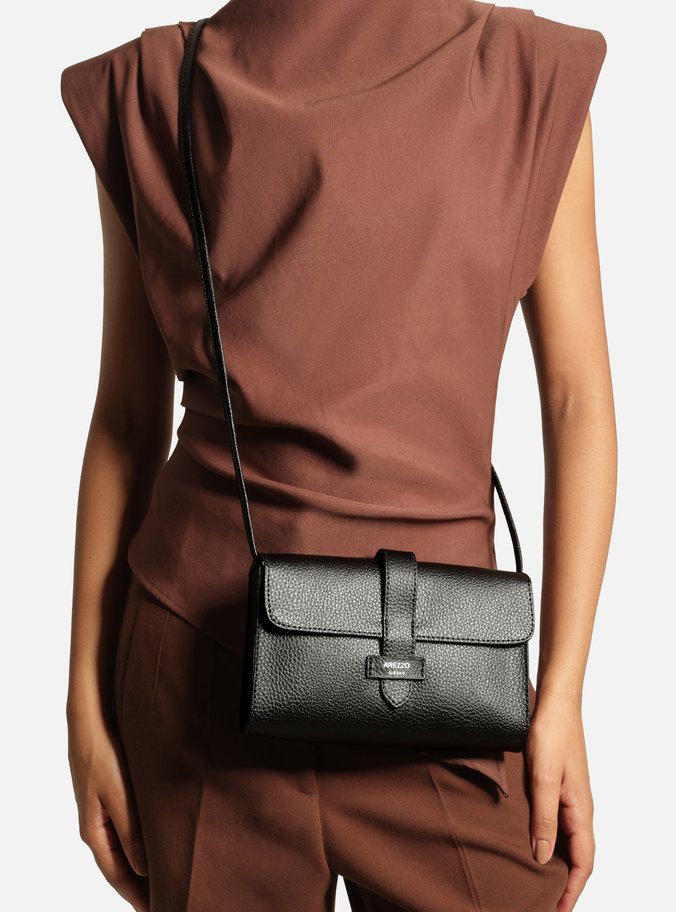 Bolsa Tiracolo Preta Betina Pequena