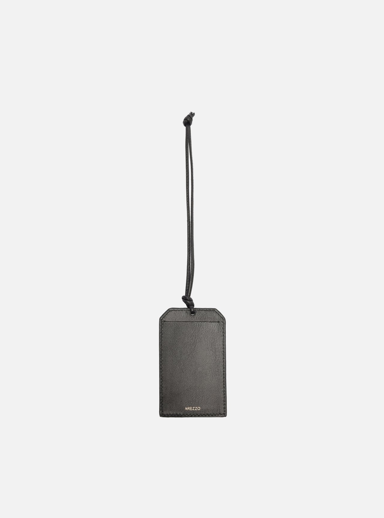 Acessório Bag Charm Preto Couro Tressê Coração — foto 5