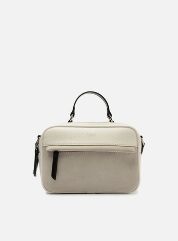 Bolsa Tiracolo Branca Prione Média Preta