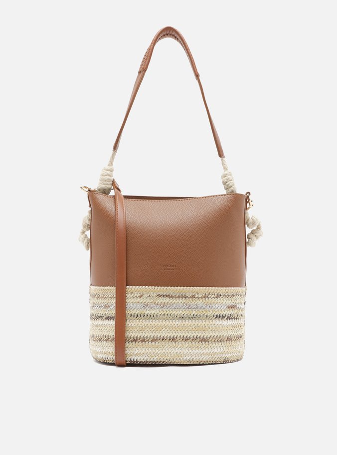 Bolsa Tiracolo Média Marrom