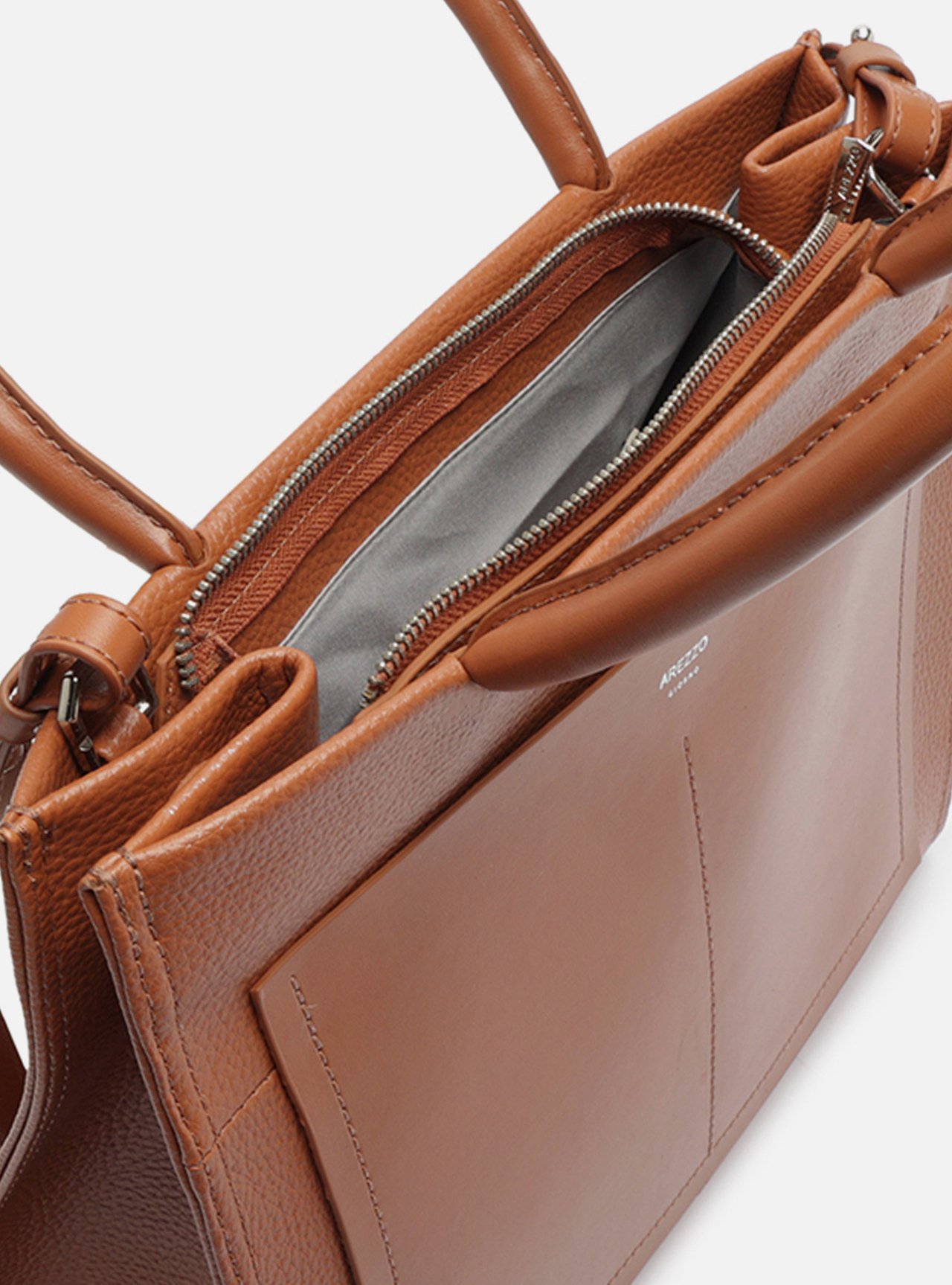 Bolsa Tote Marrom Grande — foto 4