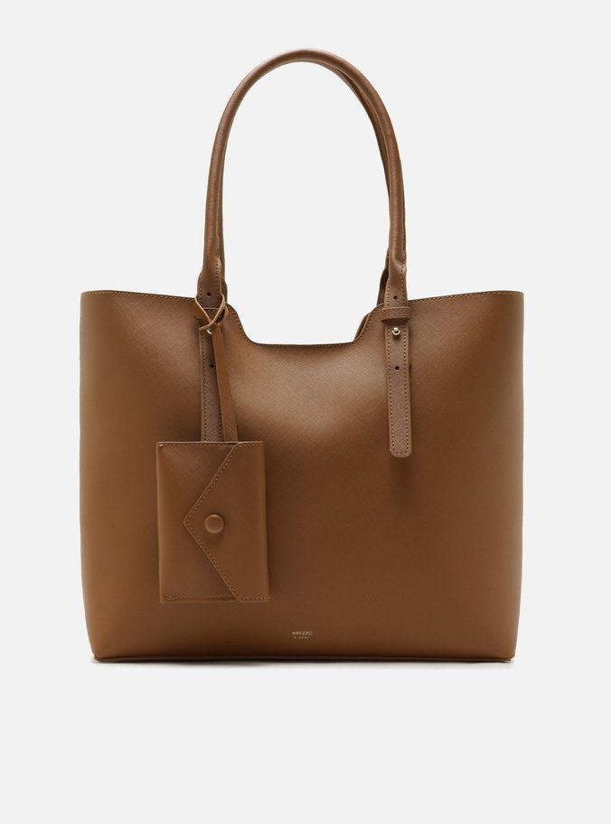 Bolsa Shopping Marrom Grande