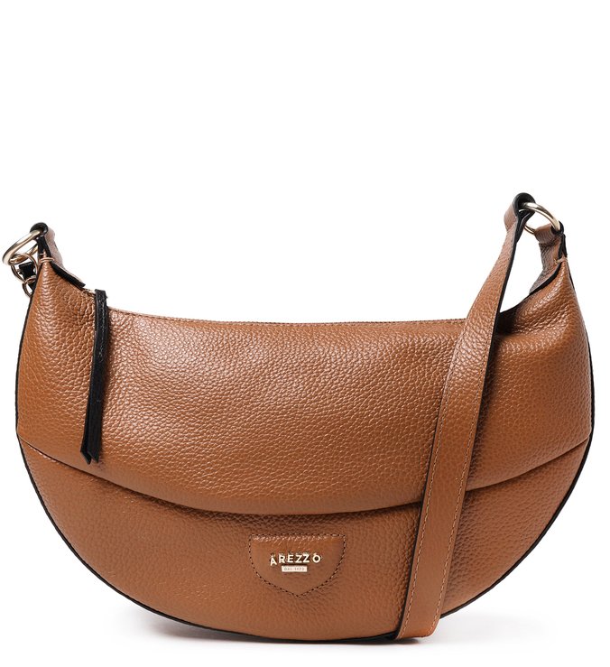 Bolsa Tiracolo Marrom Couro Olívia Grande