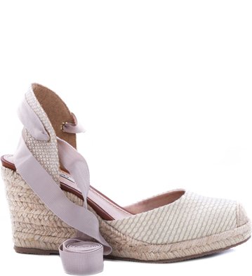 Espadrille Tecido Ouro-Claro