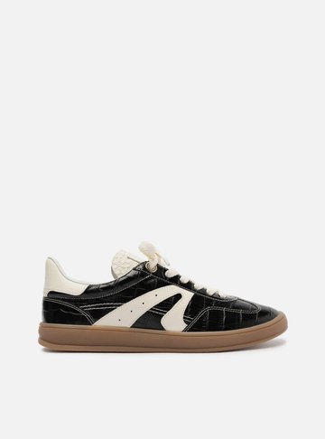 Tênis Preto Croco Amarração ARZ72