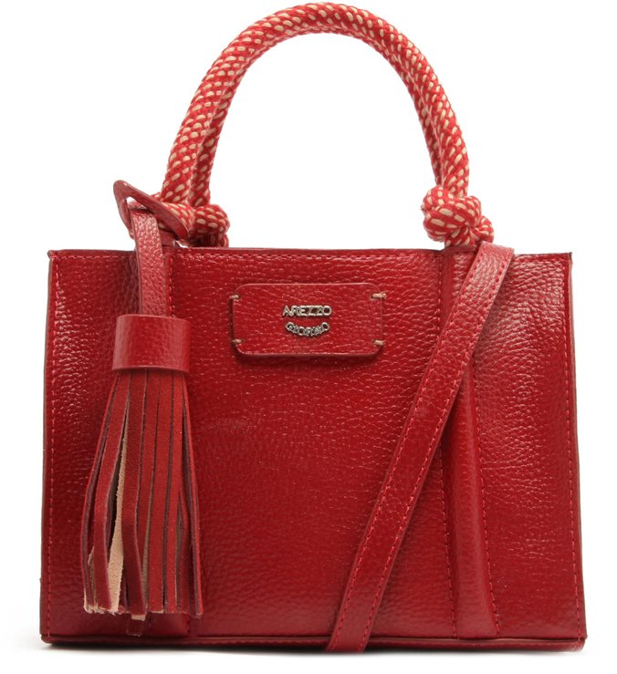 Bolsa Tote Carina Média Cherry Red