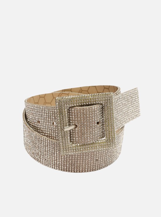 Cinto Strass Liz Fivela Quadrada