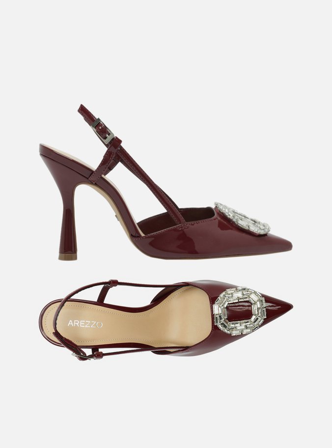 Scarpin Vermelho Salto Alto