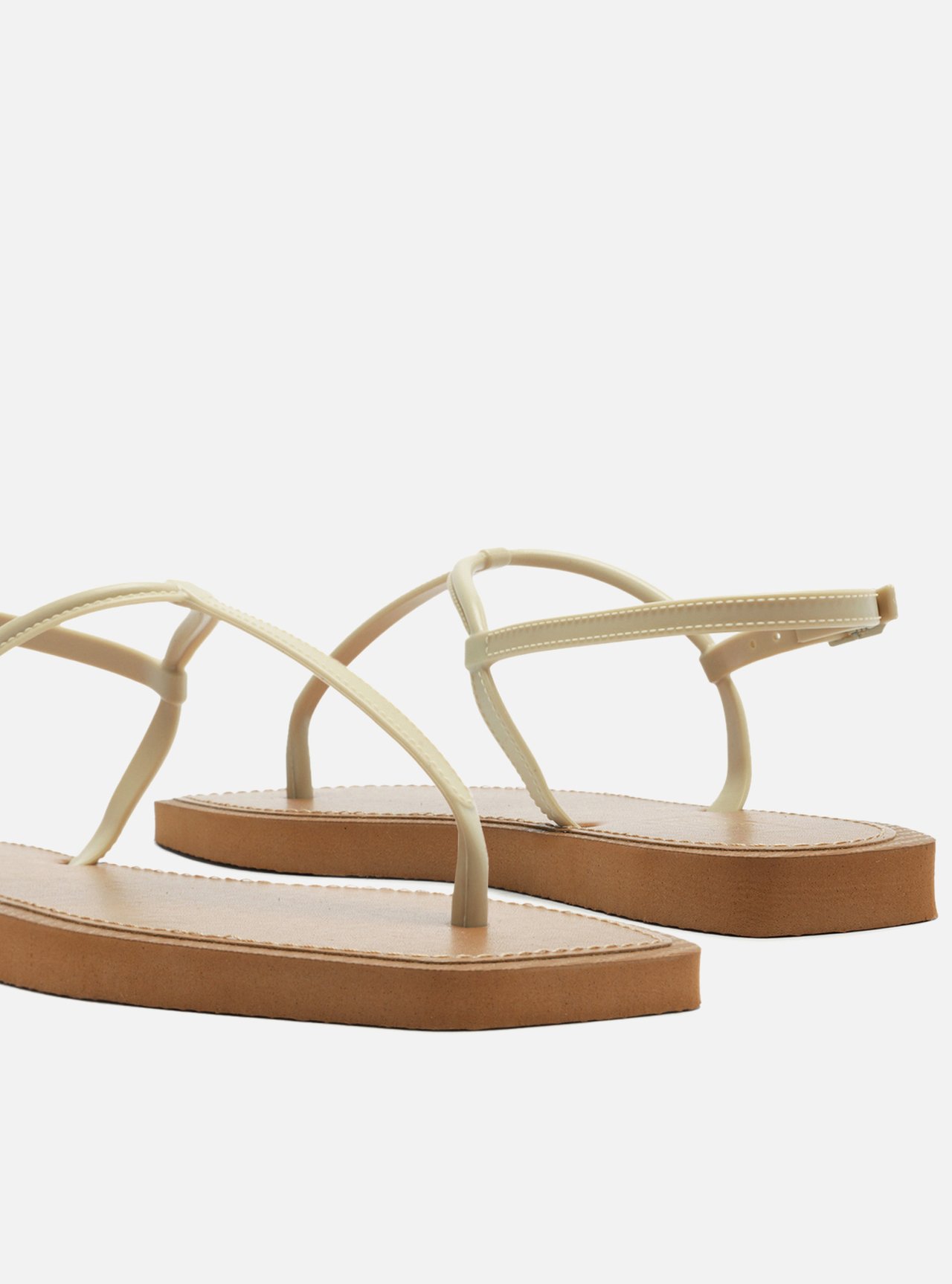 Sandália Rasteira Off-White Slim Square Recouro — foto 5