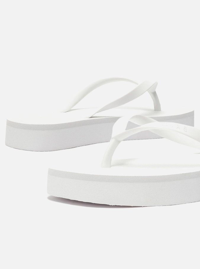Sandália Branca Flatform Mid Brizza