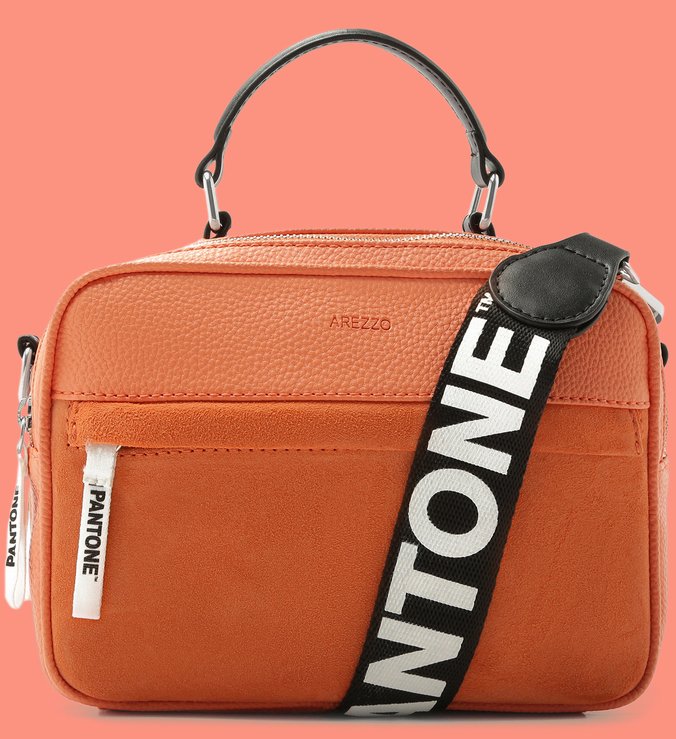 Bolsa Transversal Prione Pequena Laranja Fresh Peach
