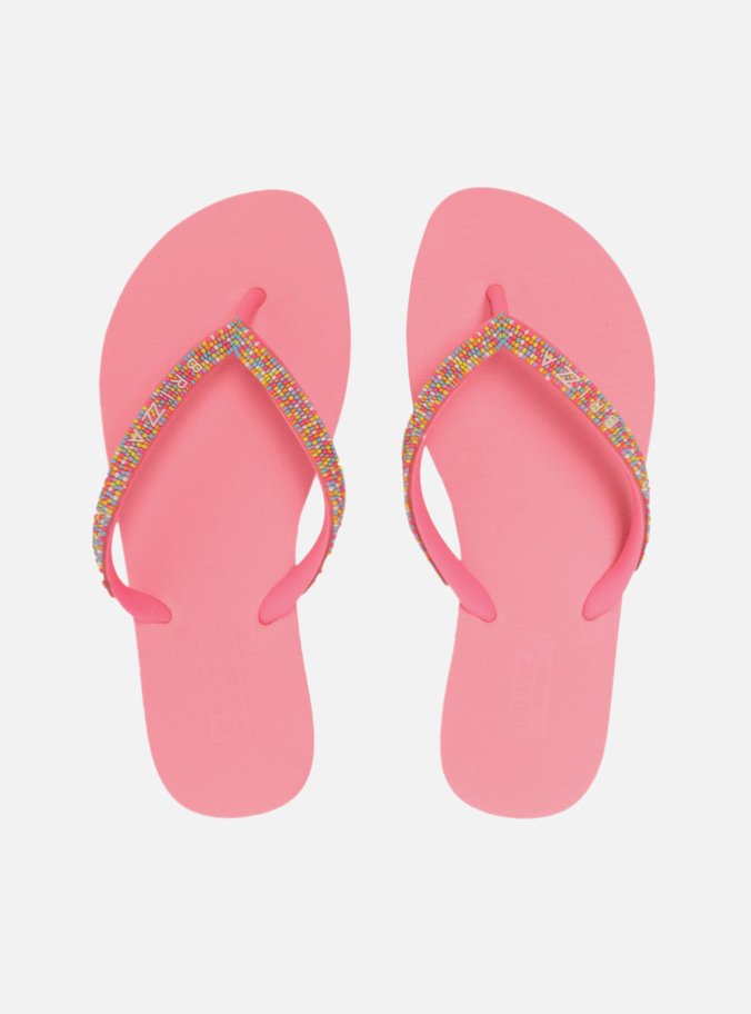 Chinelo de Dedo Multicolorido Brizza