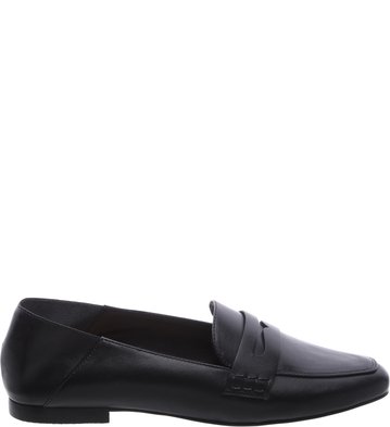 Mocassim Preto Basic Couro
