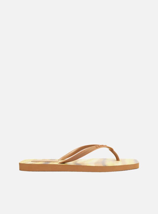 Chinelo de Dedo Marrom Bico Quadrado Brizza Triya