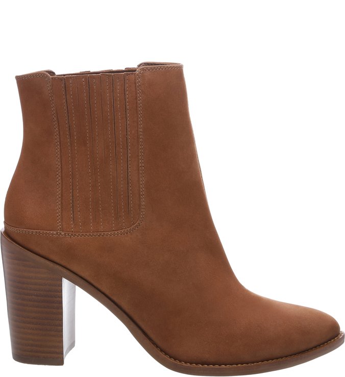 Bota Acamurçada Salto Bloco Light Toast