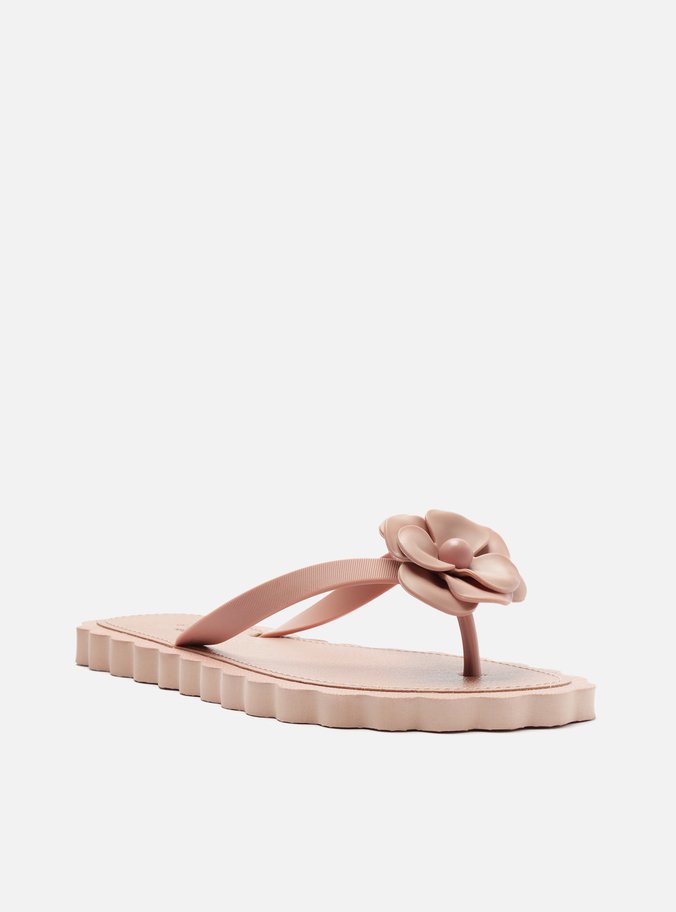 Chinelo de Dedo Rosa Recouro Flor Daisy