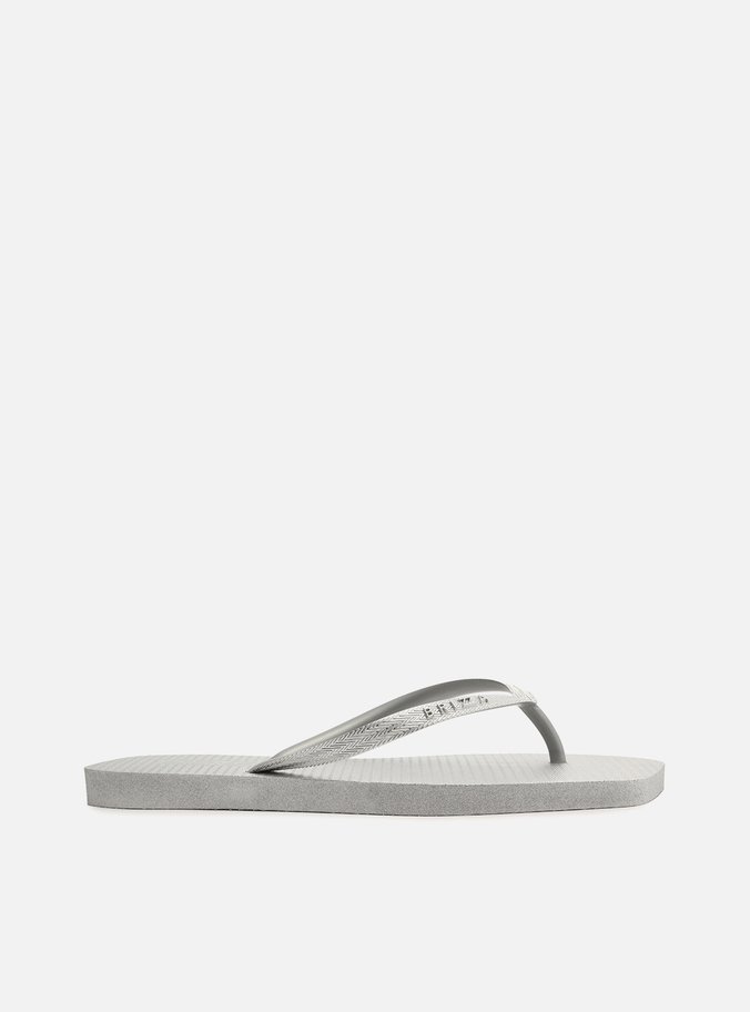 Chinelo de Dedo Prateado Square Brizza