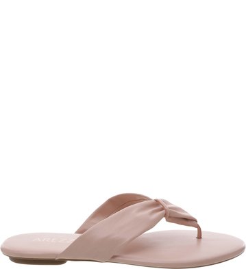 Chinelo Couro Soft Rose Mist