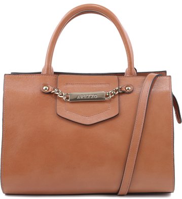 Bolsa Satchel Couro Blush