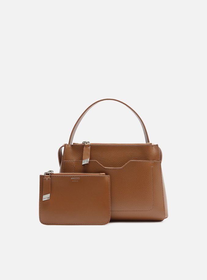 Bolsa Tote Marrom Camel Emilly Média