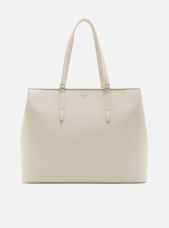 Bolsa Shopping Off-White Grande