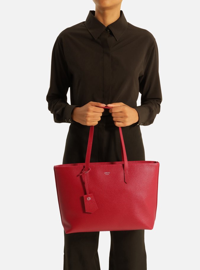 Bolsa Shopping Vermelha Grande Bag Charm
