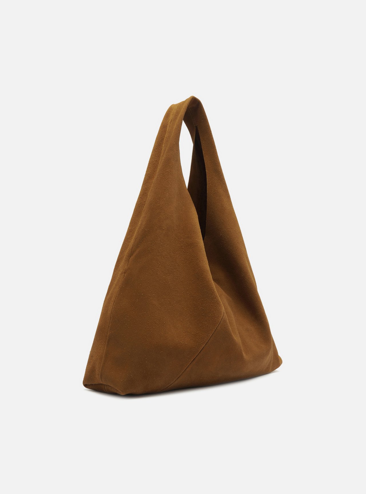 Bolsa Hobo Acamurçada Couro Grande Pouch — foto 5