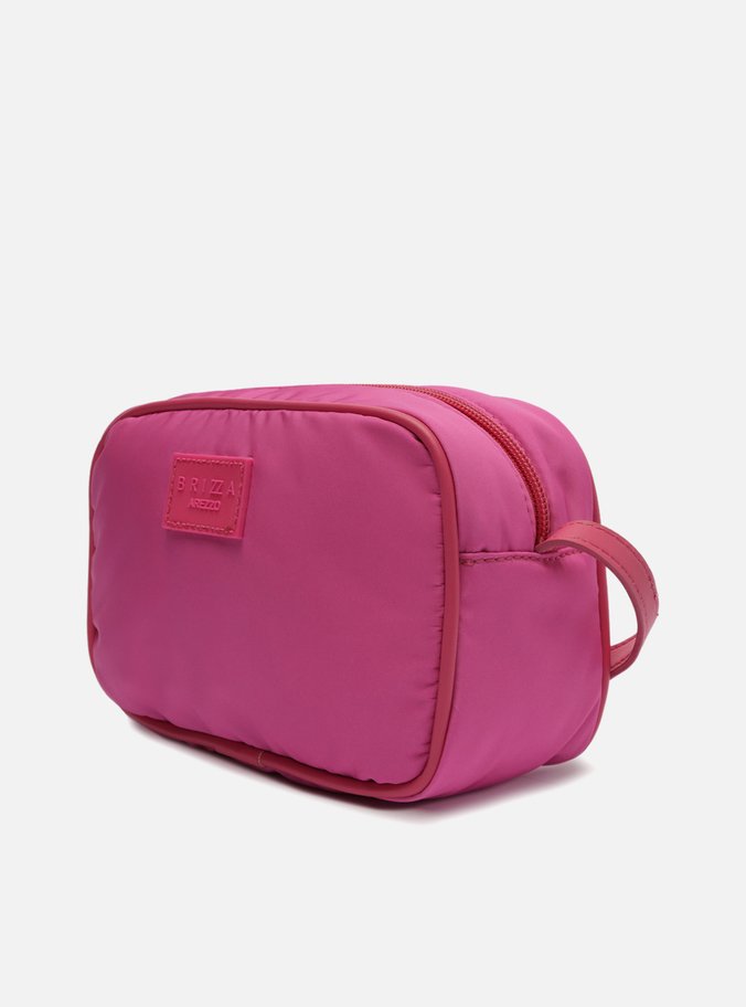 Bolsa Tiracolo Rosa Nylon Lizza Pequena Brizza