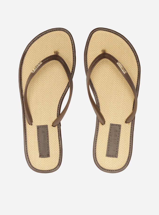 Chinelo de Dedo Marrom