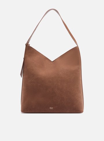 Bolsa Shopping Marrom Grande