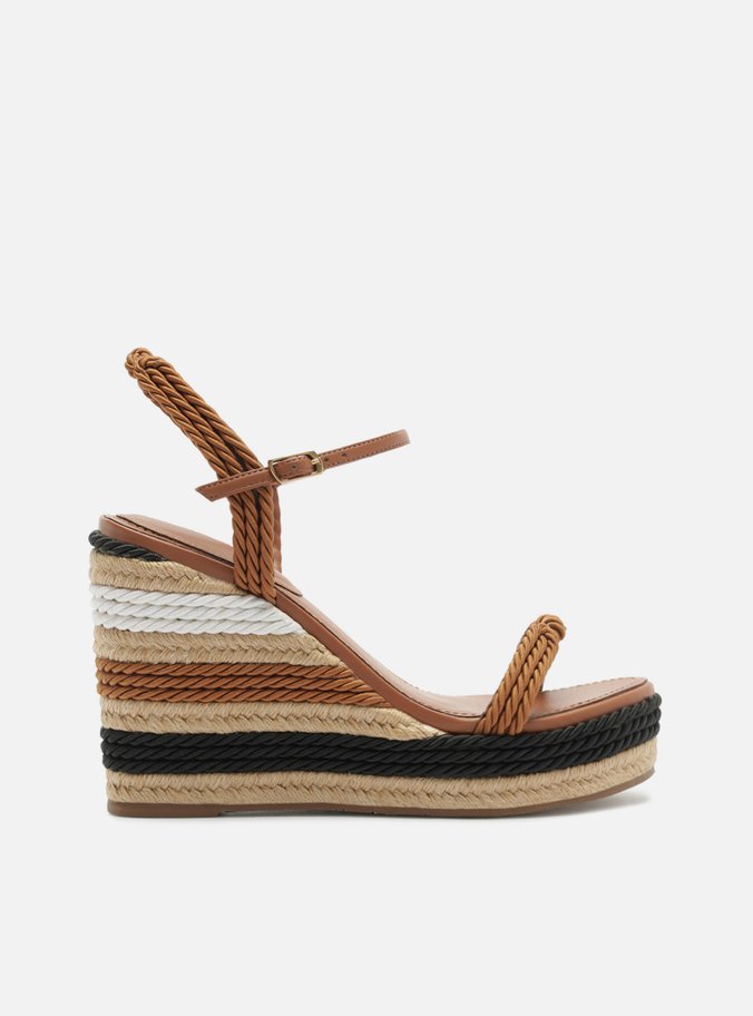 Sandália Espadrille Multineutra Plataforma Natural