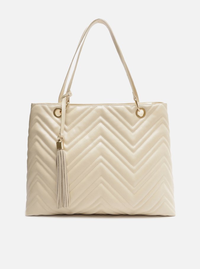 Bolsa Hobo Off-White Matelassê Verona Grande