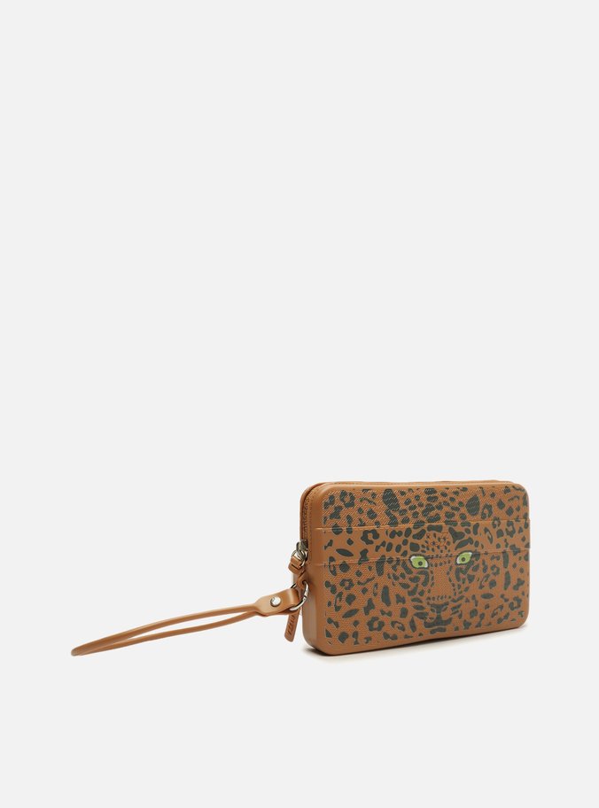 Clutch Animal Print Alça Malu Flex
