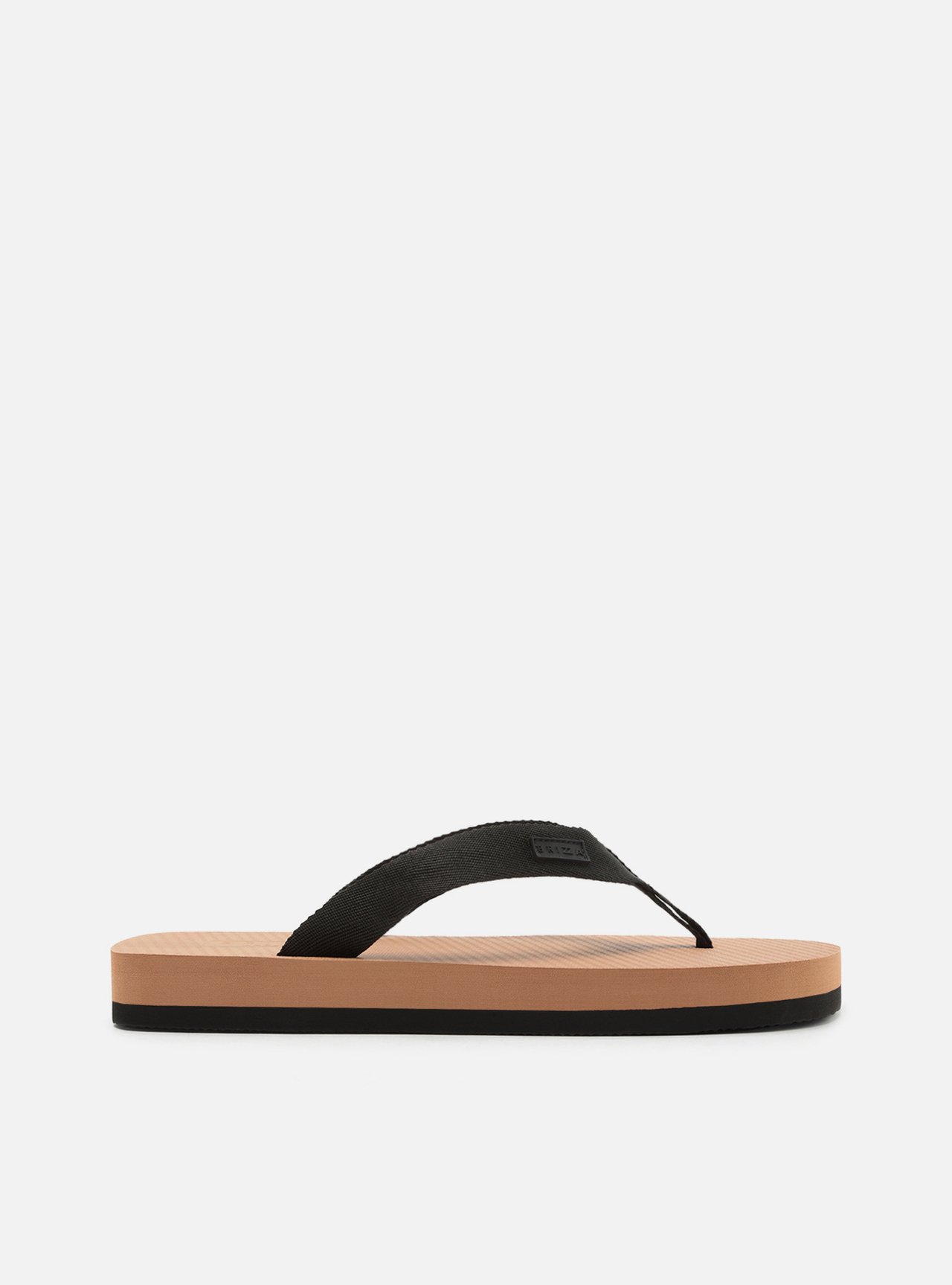 Chinelo de Dedo Preto Bicolor Malibu Brizza Arezzo