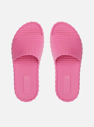 Chinelo Slide Rosa Marrocos Brizza