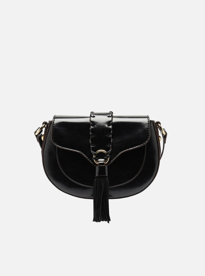 Bolsa Tiracolo Preta Média Barbicacho