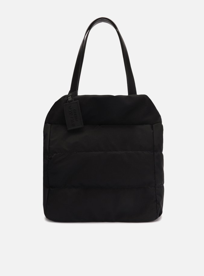 Bolsa Shopping Preta Nylon Brizza