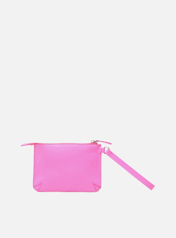 Necessaire Couro Rosa