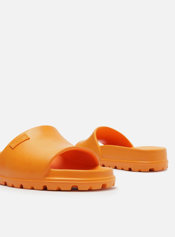 Chinelo Slide Laranja Brizza